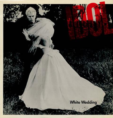 Billy Idol White Wedding - White Vinyl US 12